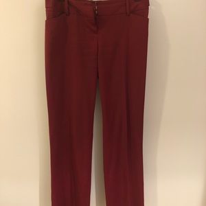The Limited Red suit pants